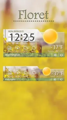 floret Style GO Weather EX android App screenshot 0